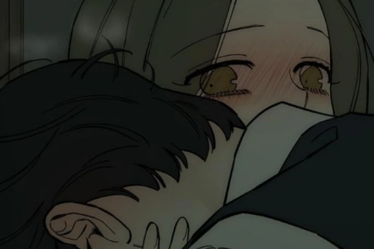 Webtoon Pleure pour cette fleur (Tears on a Withered Flower) Chapitre 56 en français, Haesoo sent que Taeha a des problèmes